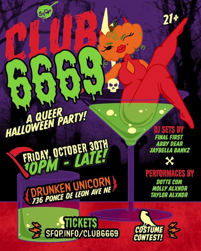 CLUB 6669! A Queer Halloween Dance Party