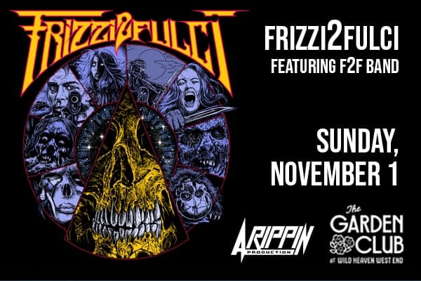 FABIO FRIZZI PERFORMING THE FRIZZI2FULCI CONCERT WITH THE F2F BAND