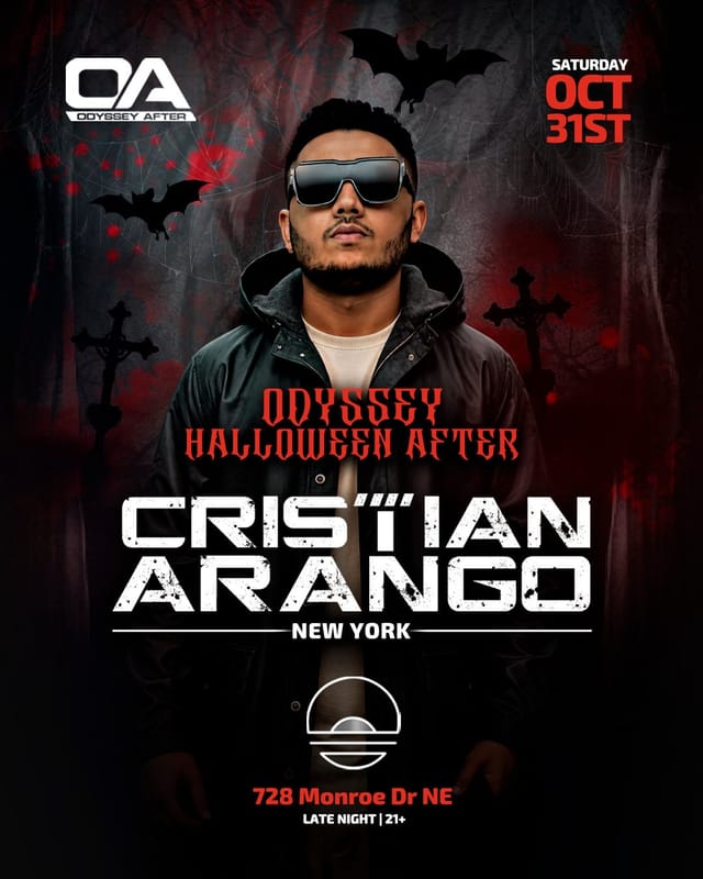 CRISTIAN ARANGO at ODYSSEY AFTER