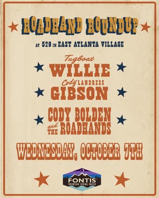 Roadhand Roundup + Cody Bolden & The Roadhands