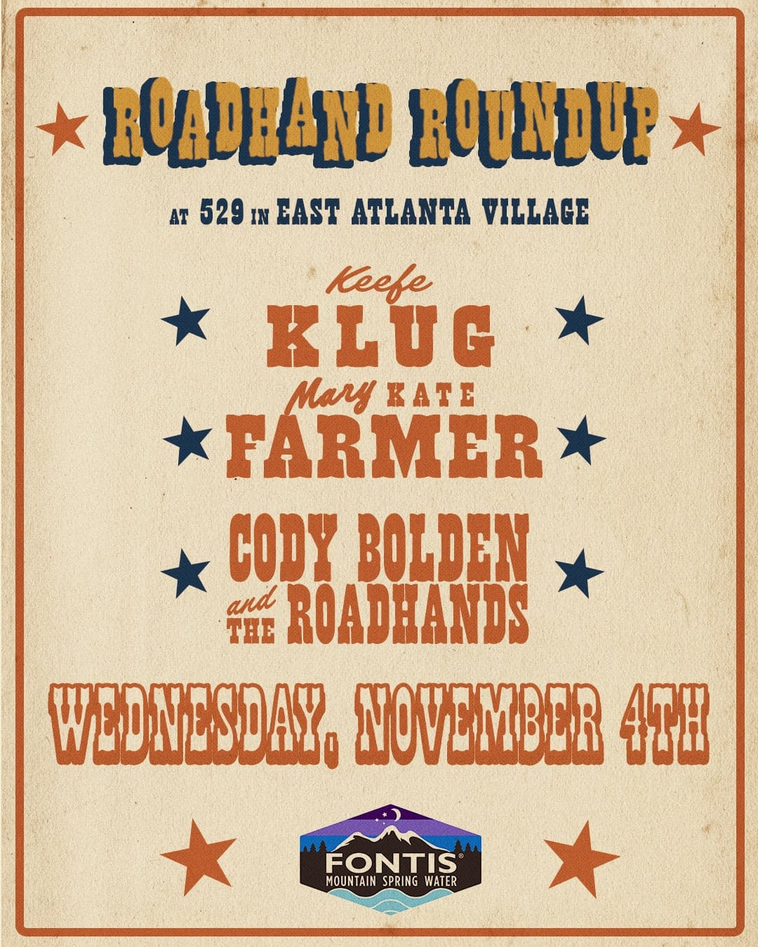 Roadhand Roundup + Cody Bolden & The Roadhands