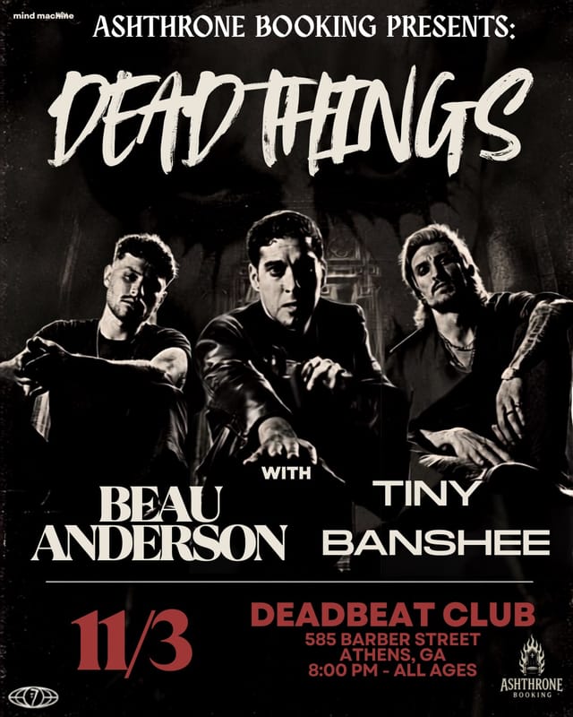 Dead Things, Beau Anderson, Tiny Banshee