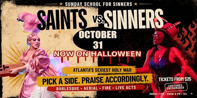 Saints vs. Sinners: A Halloween Burlesque  Dance-Off!