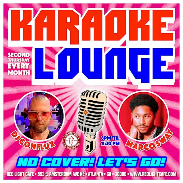 KARAOKE LOUNGE (No Cover!) • 2nd Thursday Every Month