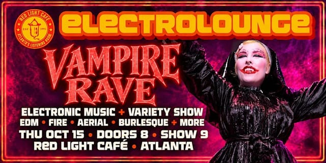 ELECTROLOUNGE: Atlanta’s Kinky EDM, Burlesque, Aerial & Fire Show