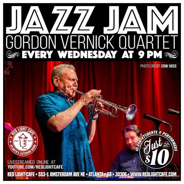 Wednesday Jazz Jam w/ the Gordon Vernick Quartet