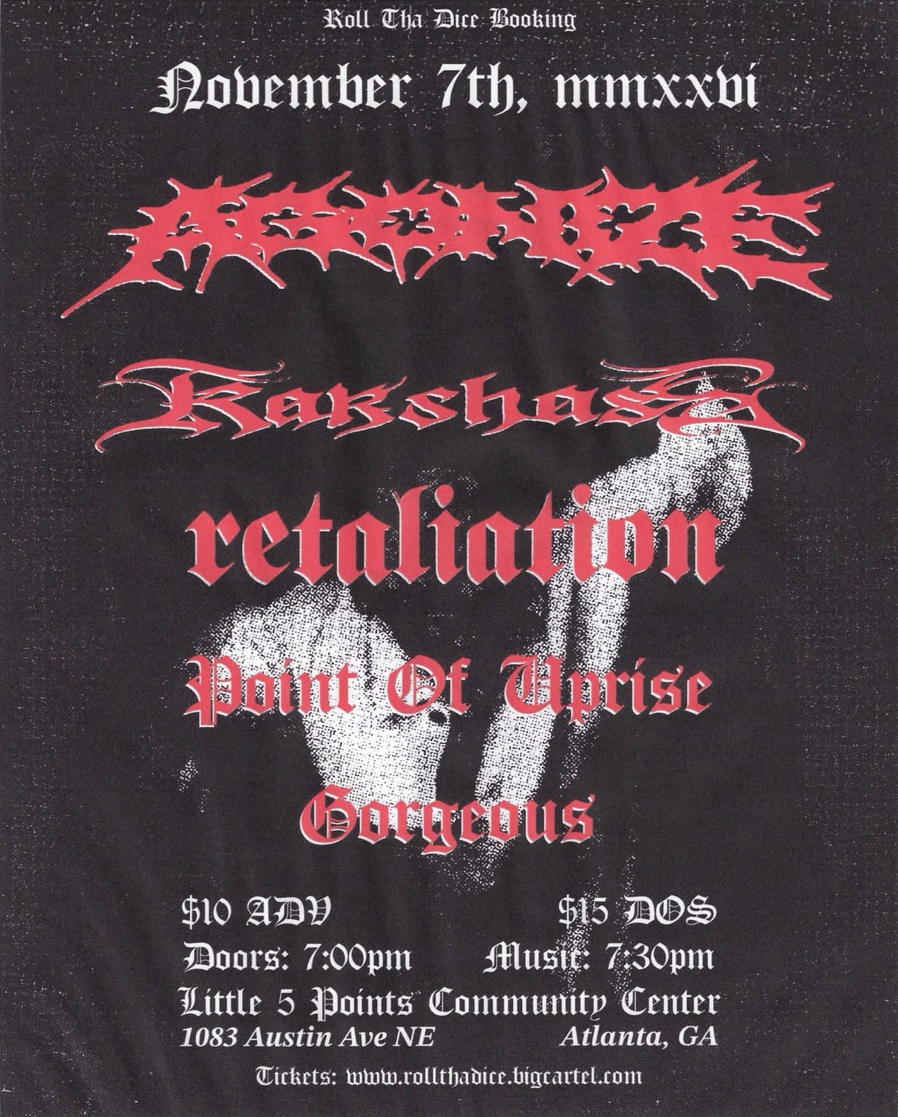 Agonize, Rakshasa, Retaliation, Point Of Uprise, Gorgeous