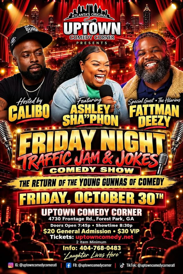 Friday Night Traffic Jam & Jokes: Young Gunna's of Comedy
