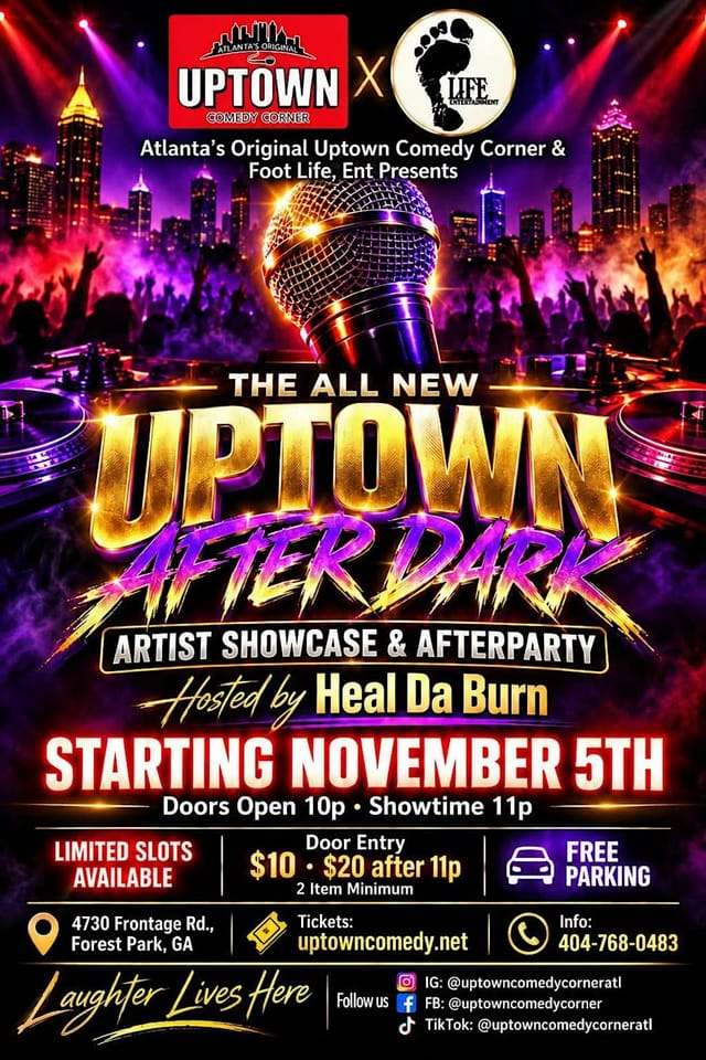 The All New Uptown After Dark Artist Showcase & After Party