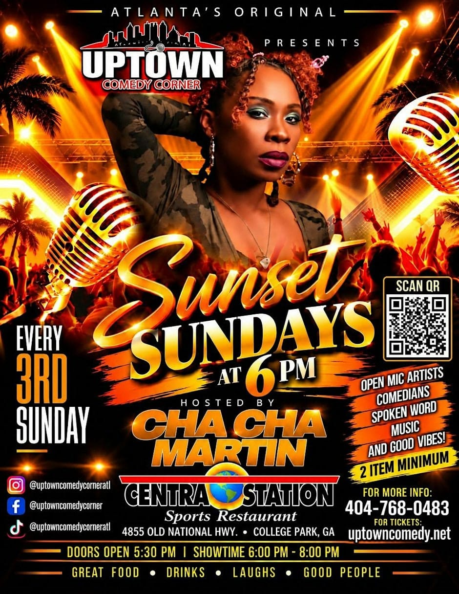 Uptown Comedy Corner Presents: Sunset Soulful Sundays Comedy & Music