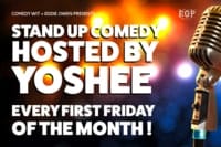 Stand Up Comedy at the Clay! Hosted by Yoshee