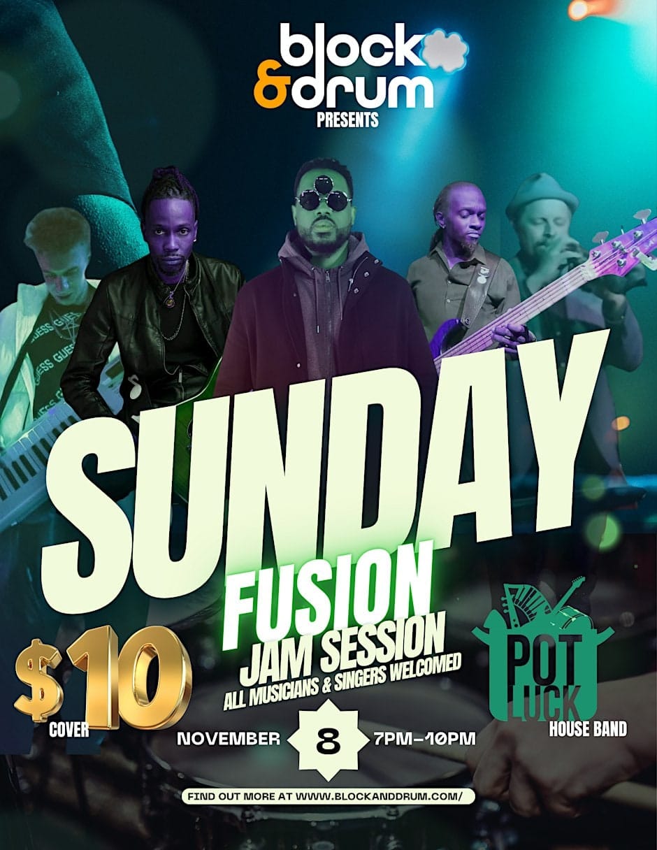 Sunday Fusion LIVE Jam Sessions hosted by Larry Wilson